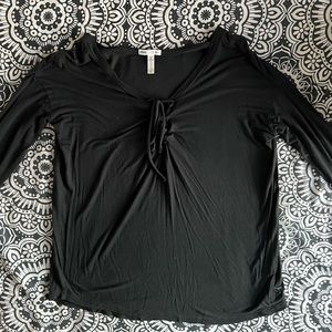 Pink by Victoria Secret black top.